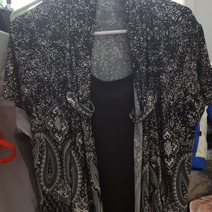 Cardigan with built in tank